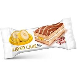 نادری کیک دولایه موزی 30گرم